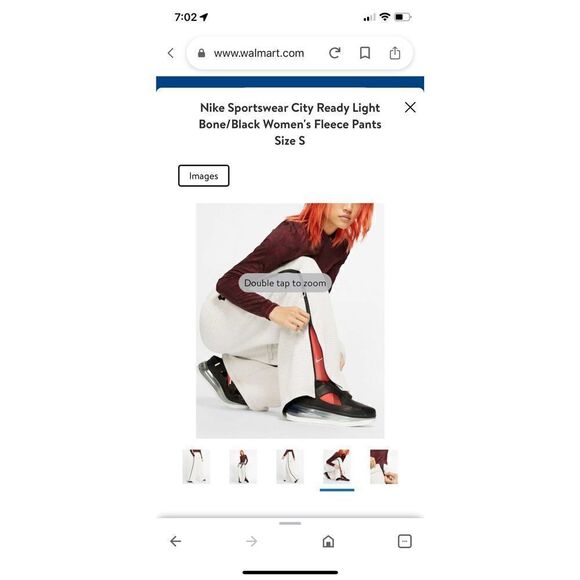 Nike Sportswear City Ready Light Bone/Black Pants Sz Lg New with tags - Picture 4 of 12